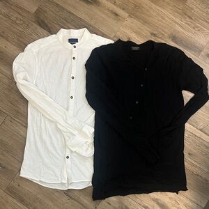 Zara Men Medium Long sleeve Button-Up Shirt Bundle